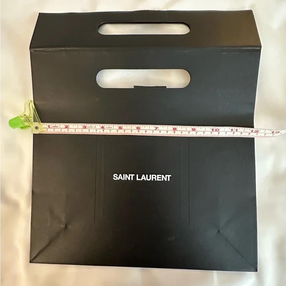 Authentic Saint Laurent Black Tote Gift Bag